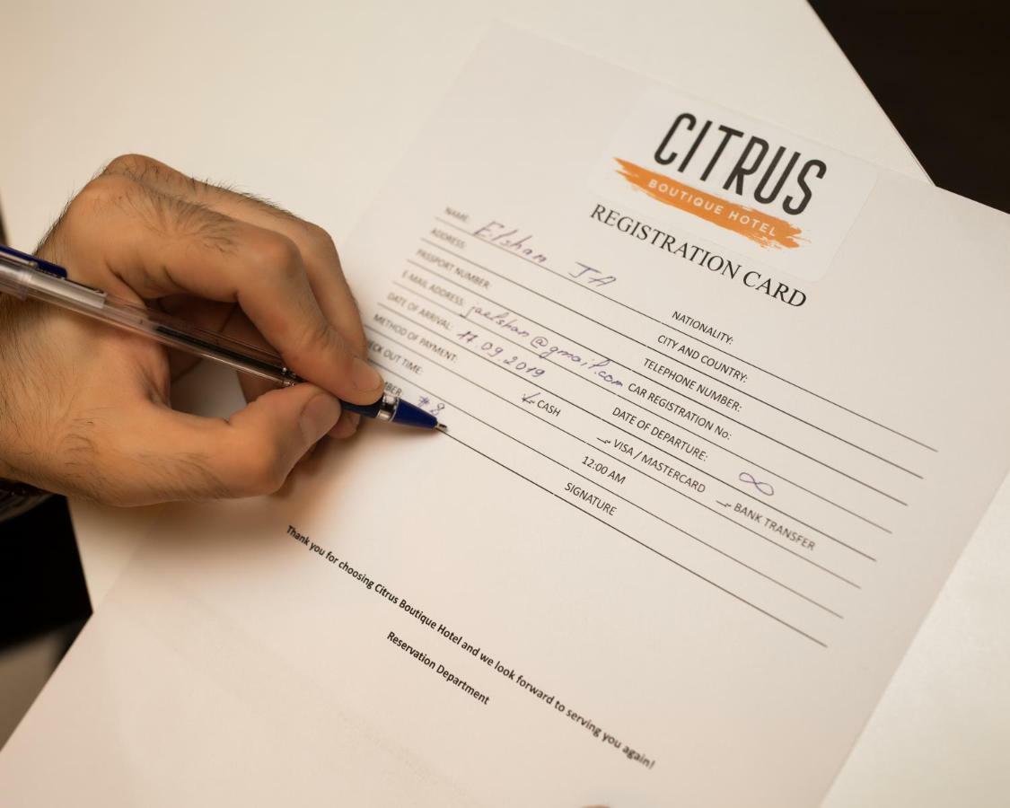 Citrus Boutique Hotel Baku Ngoại thất bức ảnh